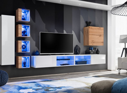 Wall unit designer cabinet wall shelves sideboard wall cabinet living room furniture